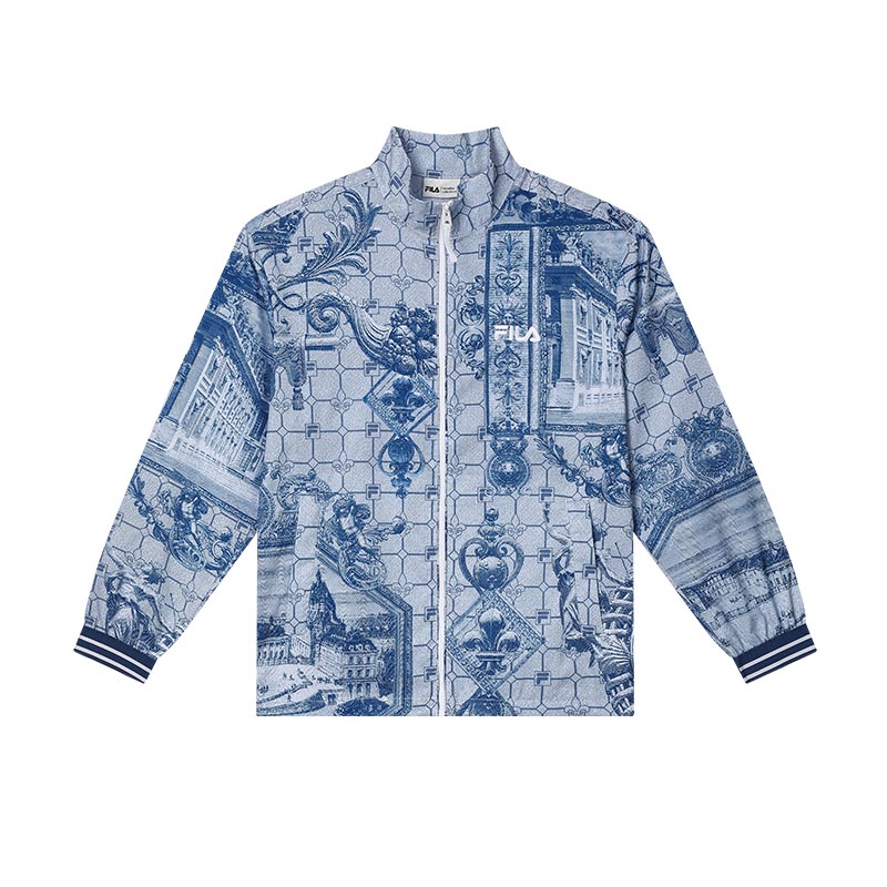 FILA Full-Print Woven Zip Jacket F11M428704FZA