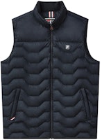 FILA Full-Zip Stand Collar Down Vest - Legendary Blue F11M141901FNV FILA Full-Zip Stand Collar Down Vest - Legendary Blue F11M141901FNV