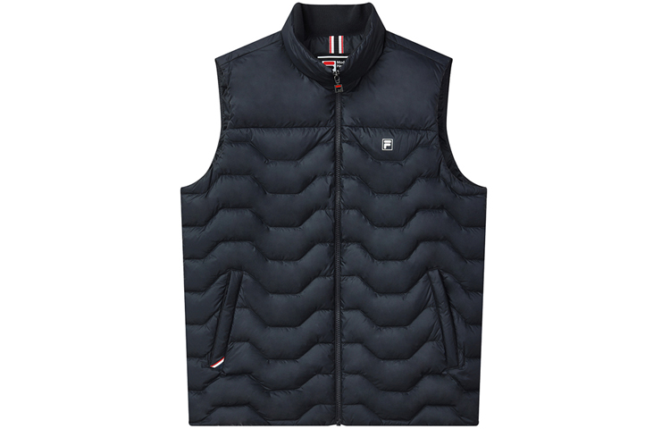 Order FILA Full-Zip Stand Collar Down Vest - Legendary Blue F11M141901FNV