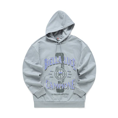 FILA Fun Graphic Grey Pullover Sweatshirt Casual Sportswear T11M215202FGY