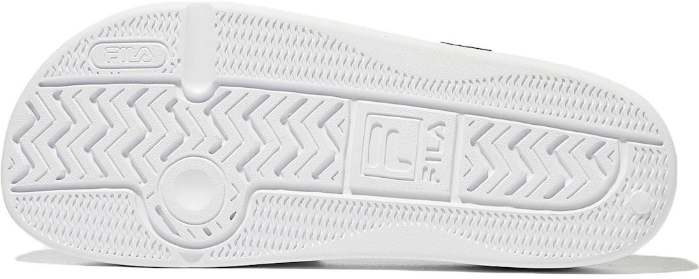 휠라 펑키 98 슬라이드 '화이트 한국판' 1SM01926E_100 Shop 휠라 펑키 98 슬라이드 '화이트 한국판' 1SM01926E_100