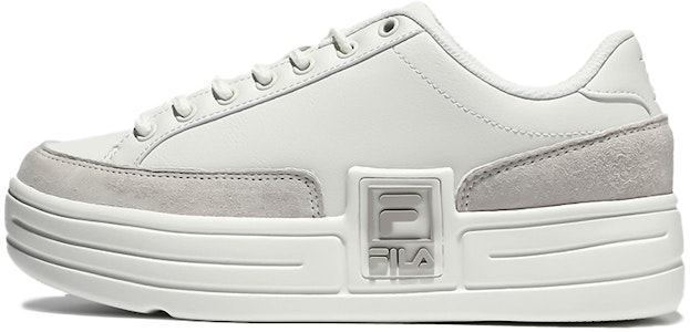 FILA 复古网球厚底低帮运动鞋 米色/白色 1TM00622D_920 Buy FILA 复古网球厚底低帮运动鞋 米色/白色 1TM00622D_920