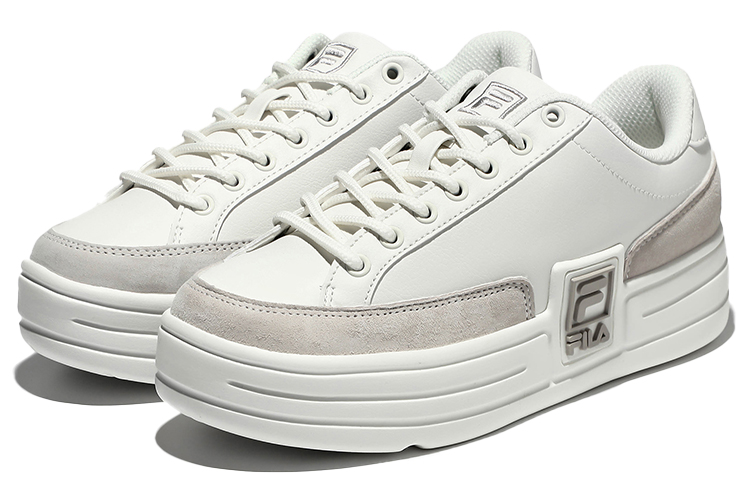 Lookbook Sneakers Bassi FILA Funky Tennis Flatform Beige/Bianchi 1TM00622D_920
