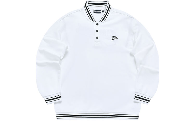 Order FILA Fusion 2023 寬鬆版套頭衛衣 標準白 T11M332201F-WT