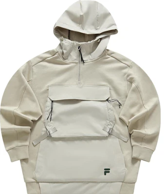 FILA FUSION 2023冬季針織連帽時尚衛衣 米色 T11M341206F-LK Order FILA FUSION 2023冬季針織連帽時尚衛衣 米色 T11M341206F-LK