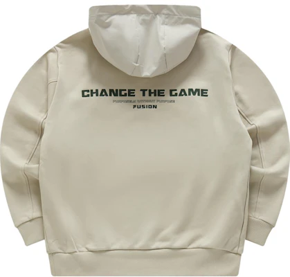 FILA FUSION 2023冬季針織連帽時尚衛衣 米色 T11M341206F-LK Lookbook FILA FUSION 2023冬季針織連帽時尚衛衣 米色 T11M341206F-LK