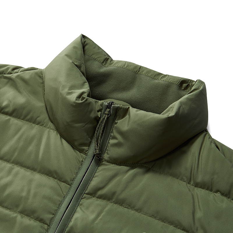 Shop FILA Fusion 軍綠色連帽羽絨外套兩件式套裝 T11M441904FKK