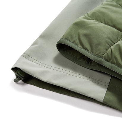 FILA Fusion 軍綠色連帽羽絨外套兩件式套裝 T11M441904FKK Details for FILA Fusion 軍綠色連帽羽絨外套兩件式套裝 T11M441904FKK