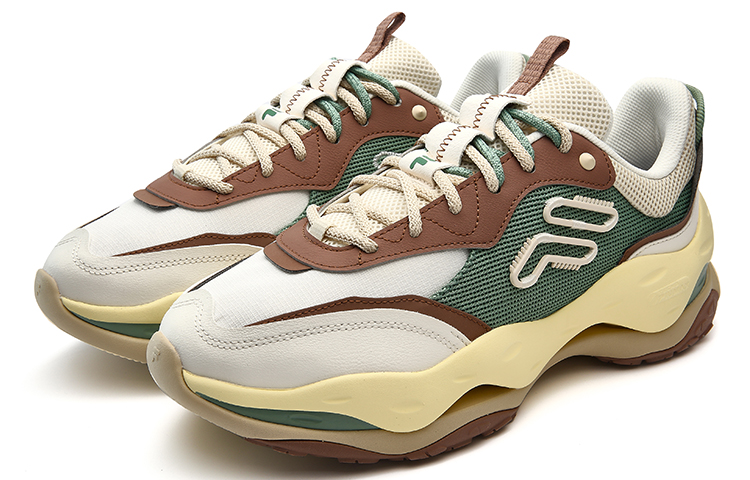 Order FILA FUSION チーズスニーカー (ブラウン/グリーン) T12M331101FGS