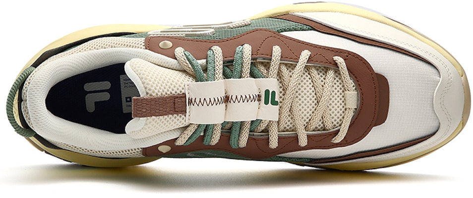 FILA FUSION CHEESE Sneakers 'Brown Green' T12M331101FGS Lookbook FILA FUSION CHEESE Sneakers 'Brown Green' T12M331101FGS