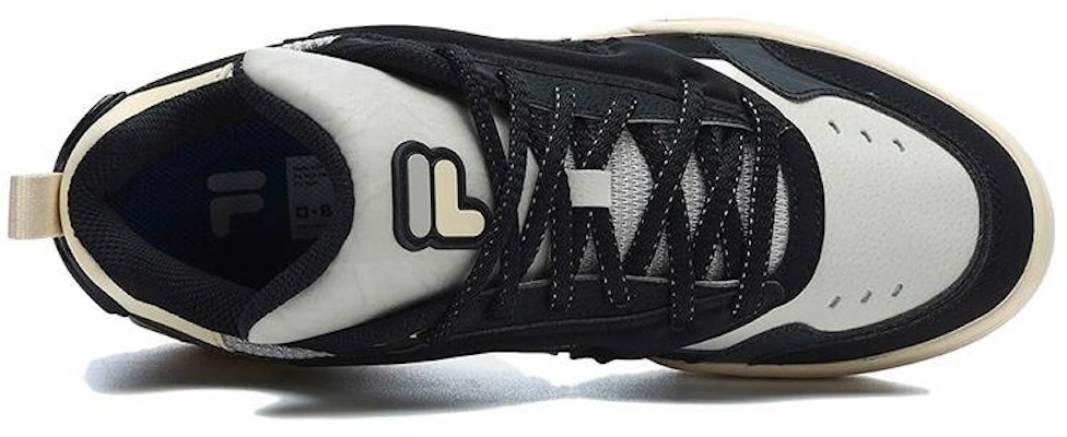 FILA FUSION 复古篮球鞋 '黑灰' T12M313203FBD Lookbook FILA FUSION 复古篮球鞋 '黑灰' T12M313203FBD
