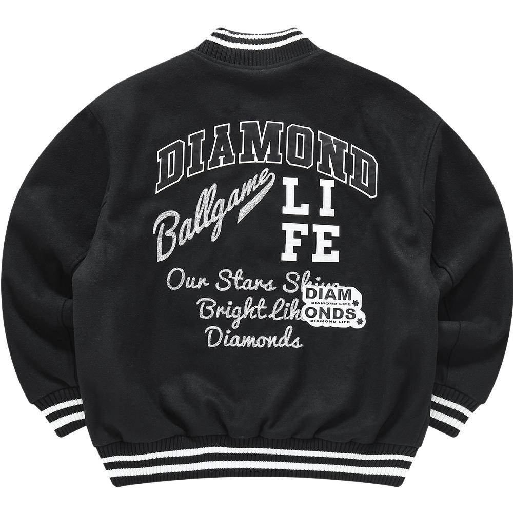 Lookbook FILA Fusion 黑色Logo棒球外套 - 時尚美式街頭風. T11M342703F-BK