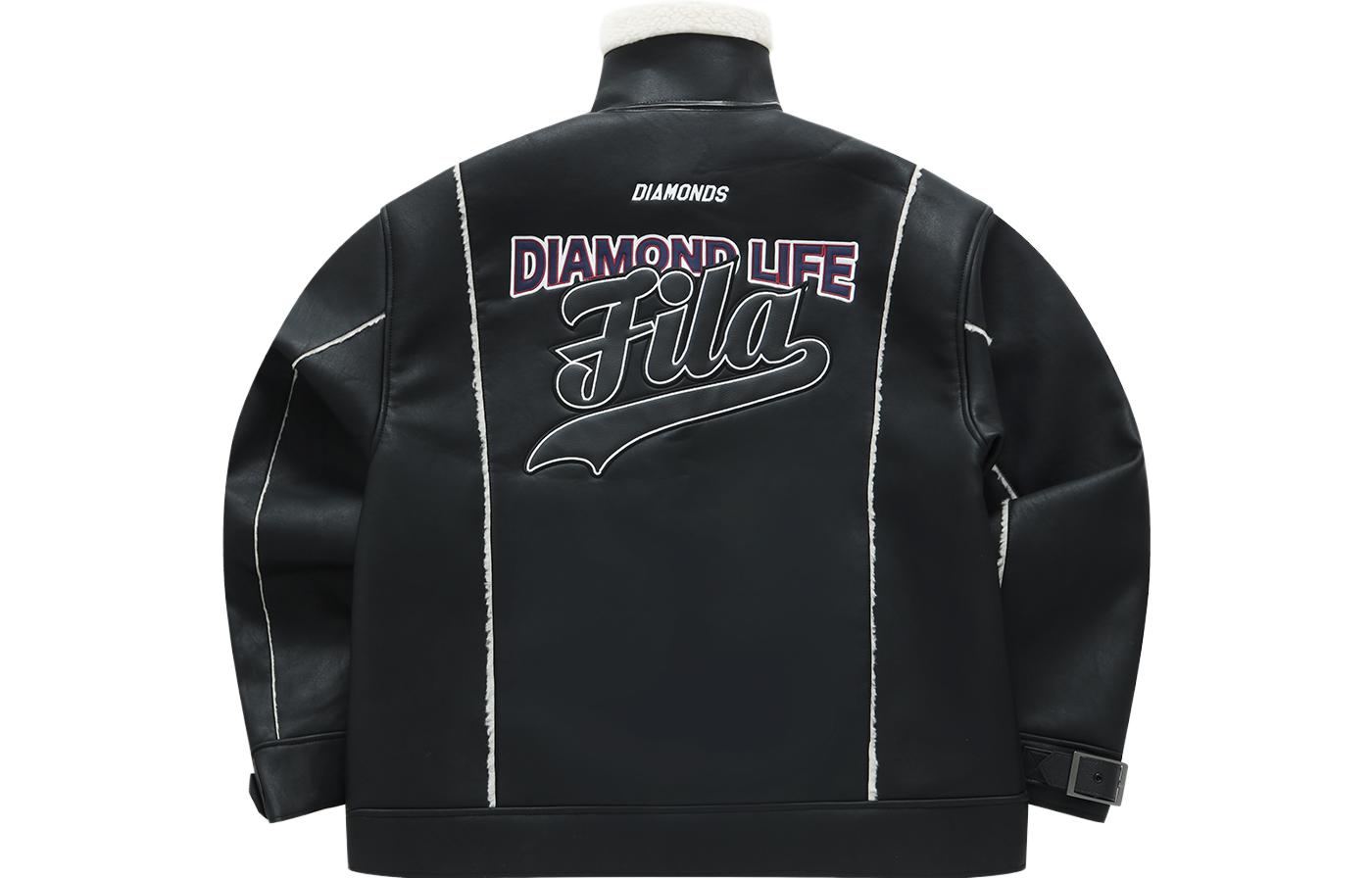 FILA FUSION  Black Logo Print Loose Fit Sports Jacket. T11M342702F-BK 圖 3