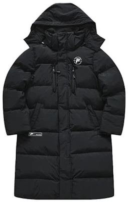 FILA Fusion 黑色長版羽絨外套連帽拉鍊 - 冬季外套 T11M345903FBK Buy FILA Fusion 黑色長版羽絨外套連帽拉鍊 - 冬季外套 T11M345903FBK