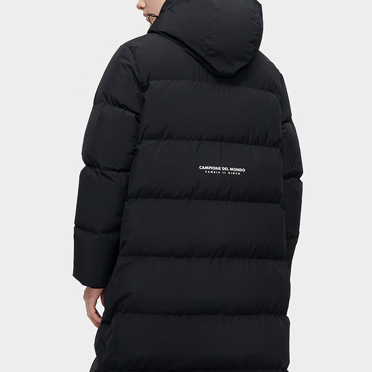 Purchase FILA Fusion 黑色長版羽絨外套連帽拉鍊 - 冬季外套 T11M345903FBK