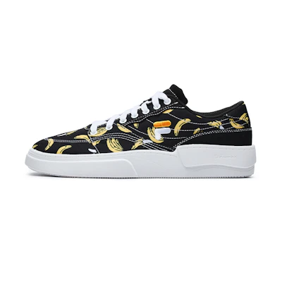 FILA FUSION Graphic Print Skate Shoes 'Black Yellow'