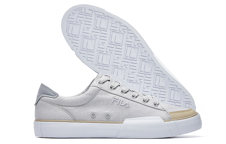 Shop FILA FUSION 'Block Grey Canvas Low' T12M024402FLG