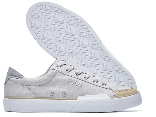 FILA FUSION 'Kanvas Rendah Blok Kelabu' T12M024402FLG Shop FILA FUSION 'Kanvas Rendah Blok Kelabu' T12M024402FLG