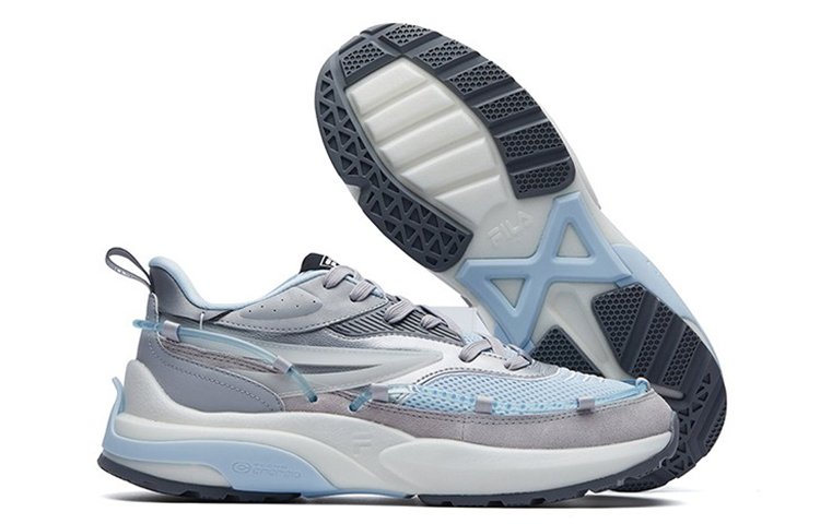 Shop FILA FUSION ブルーグレー (FIRA FYŪJON Burū Gurē) T12M135210FMC