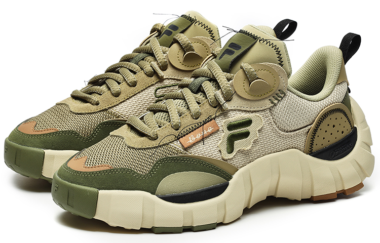 Order FILA FUSION × N°21 BONEスニーカー オリーブグリーン T12M241203FPB