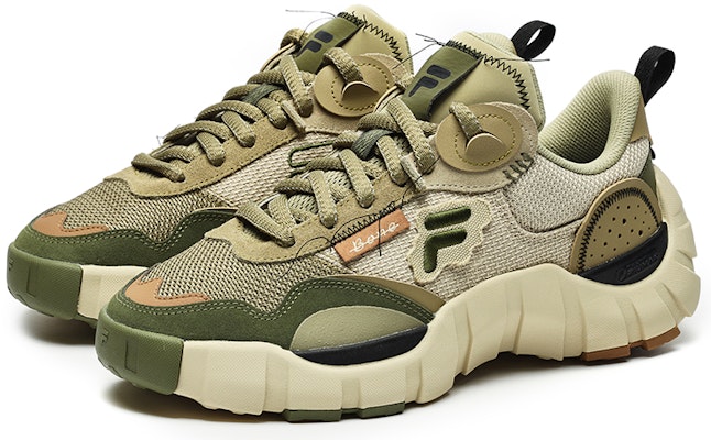 FILA FUSION × N°21 BONEスニーカー オリーブグリーン T12M241203FPB Order FILA FUSION × N°21 BONEスニーカー オリーブグリーン T12M241203FPB