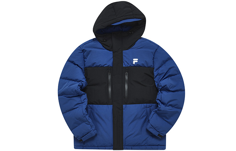 Order FILA Fusion  Colorblock Fashion Down Jacket in Zhuhui Blue. T11M241915F-BU
