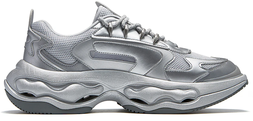 FILA FUSION 复古老爹鞋 '银色' T12M331109FDS Lookbook FILA FUSION 复古老爹鞋 '银色' T12M331109FDS