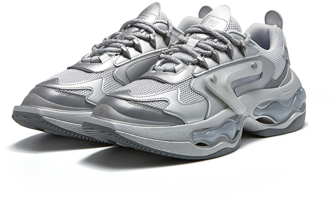 FILA FUSION 复古老爹鞋 '银色' T12M331109FDS Shop FILA FUSION 复古老爹鞋 '银色' T12M331109FDS
