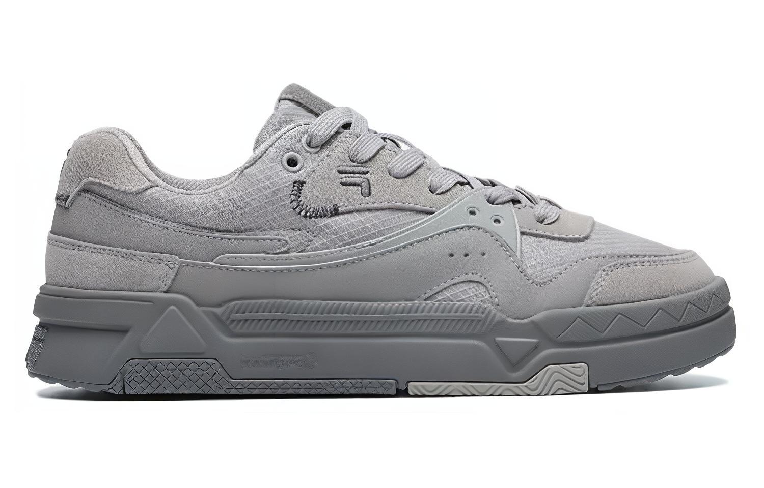 Order FILA FUSION 斐樂潮牌 低幫 板鞋 男款 灰色