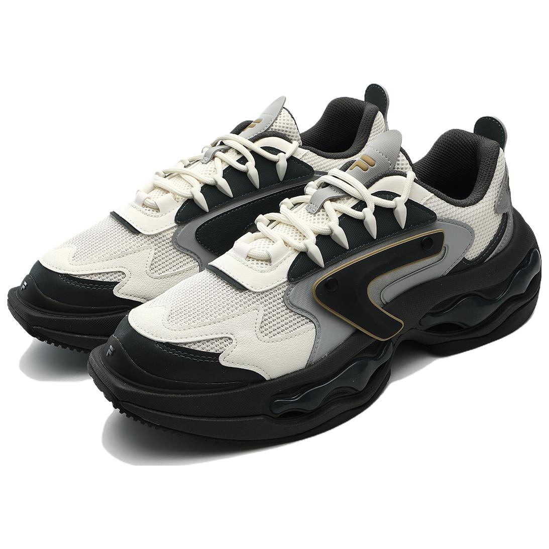 Order FILA FUSION斐樂潮牌 休閒 防滑耐磨 低幫 老爹鞋 男款 灰