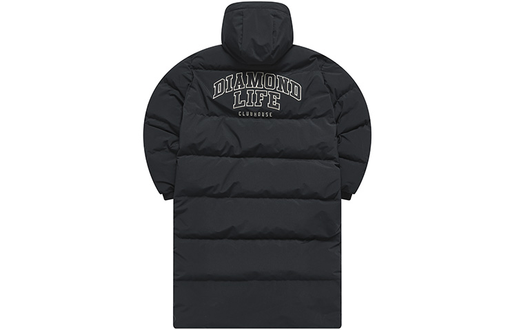 Lookbook FILA Fusion Chaqueta Larga Negra con Logo - Elegante y Cálida. T11M242906F-BK