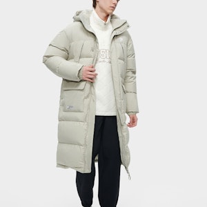 휠라 퓨전 롱 덕다운 자켓 레터 지퍼 후드 라이트 그레이. T11M345906F-GY Purchase 휠라 퓨전 롱 덕다운 자켓 레터 지퍼 후드 라이트 그레이. T11M345906F-GY