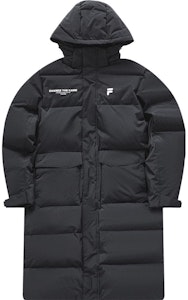 휠라 퓨전 롱 후드 다운 재킷 블랙 - 패션 캐주얼 스타일. T11M341910F-BK Buy 휠라 퓨전 롱 후드 다운 재킷 블랙 - 패션 캐주얼 스타일. T11M341910F-BK