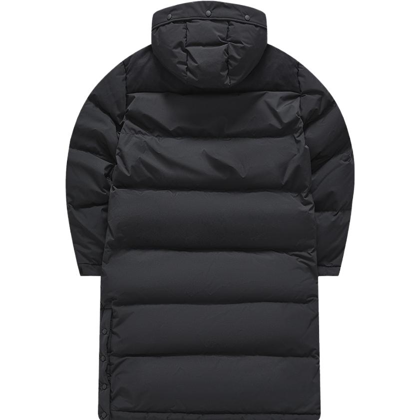 FILA Fusion  Long Hooded Down Jacket Black - Stylish & Warm Winter Coat T11M342908F-BK 圖 3