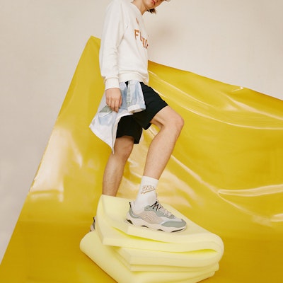 FILA FUSION Cheese Sneakers 'Green Beige' T12M331101FRF Cheap FILA FUSION Cheese Sneakers 'Green Beige' T12M331101FRF