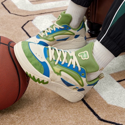 FILA FUSION Sport Vintage Basketball Shoes 'Green Beige' T12M333203FRF 1