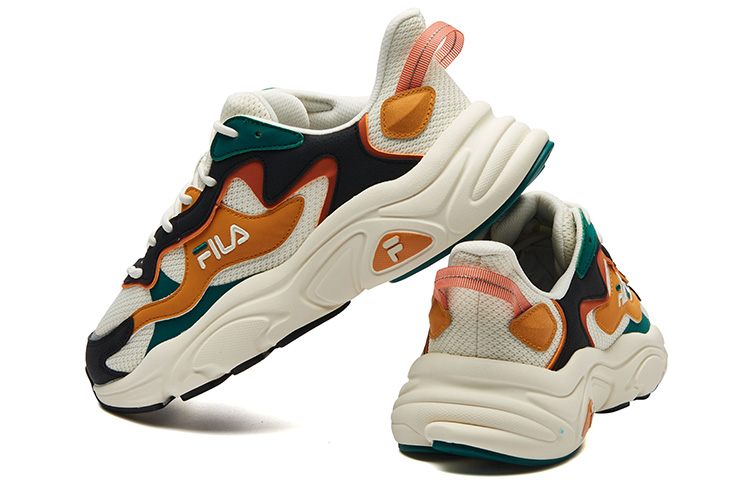 FILA FUSION 'Off-White/Rust Orange' 圖 3