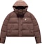 Buy FILA Fusion Oversized Short Puffer Jacket Deep Brown Fashion Casual. T11W443908F-BN