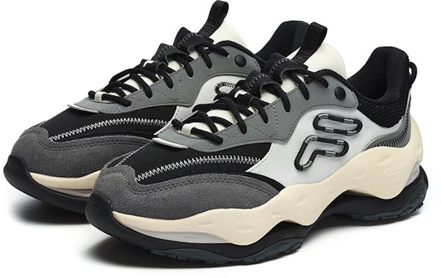 FILA FUSION Cheese Sneakers 'Grey Black' T12M241103FSB Order FILA FUSION Cheese Sneakers 'Grey Black' T12M241103FSB