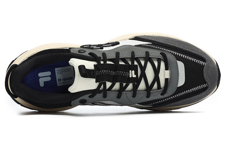 Lookbook FILA FUSION チーズスニーカー (グレー/ブラック) T12M241103FSB