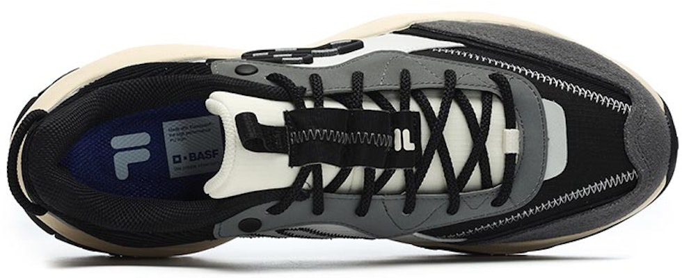 FILA FUSION Cheese Sneakers 'Grey Black' T12M241103FSB Lookbook FILA FUSION Cheese Sneakers 'Grey Black' T12M241103FSB