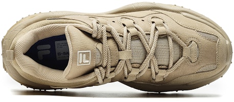 FILA FUSION QD96 Sneakers 'Khaki Beige Cerah' T12M241201FSO Lookbook FILA FUSION QD96 Sneakers 'Khaki Beige Cerah' T12M241201FSO