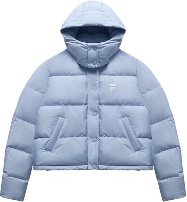 FILA Fusion Short Puffer Jacket Bimo Blue - Stylish, Warm, and Windproof. T11W443908F-BU Buy FILA Fusion Short Puffer Jacket Bimo Blue - Stylish, Warm, and Windproof. T11W443908F-BU