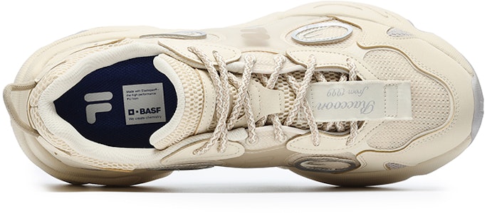 FILA FUSION斐樂潮牌 潮流 低幫 老爹鞋 男款 米銀 Lookbook FILA FUSION斐樂潮牌 潮流 低幫 老爹鞋 男款 米銀