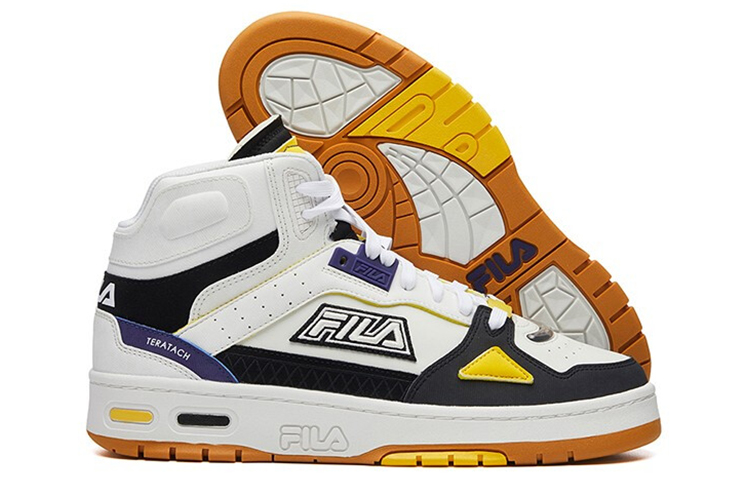 Details for FILA FUSION 白黒黄 (ホワイト/ブラック/イエロー) T12M111204FBB