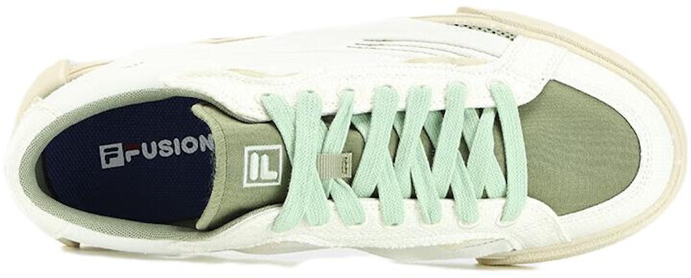 FILA FUSION 潮流滑板鞋 '白色浅绿色' T12M332103FSS Lookbook FILA FUSION 潮流滑板鞋 '白色浅绿色' T12M332103FSS