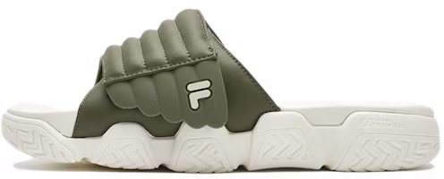FILA FUSION 'White Green Slides' T12M421503FCG FILA FUSION 'White Green Slides' T12M421503FCG