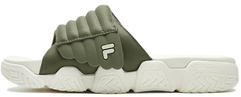 FILA FUSION 'White Green Slides' T12M421503FCG FILA FUSION 'White Green Slides' T12M421503FCG