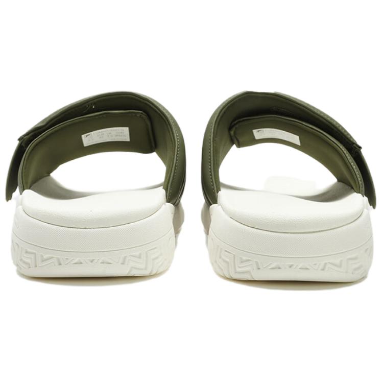 Shop FILA FUSION 'Chanclas Blancas Verdes' T12M421503FCG