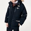 Shop FILA FUSION Winter Black Hooded Down Parka Jacket with Multiple Pockets. T11M145908F-BK